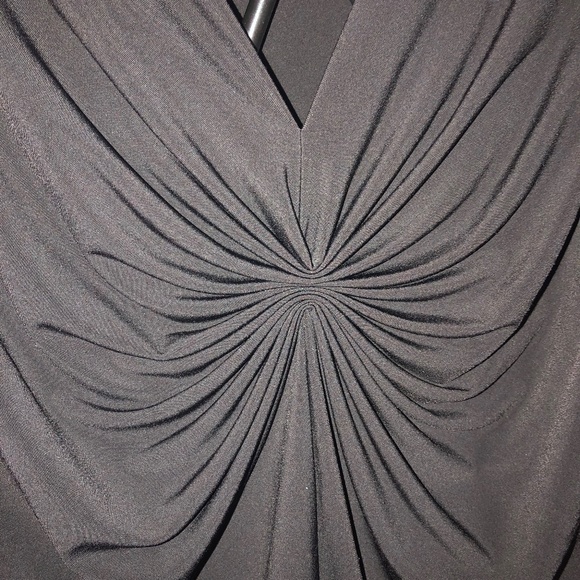 Tribal Black Ruched Shirt - Picture 2 of 6